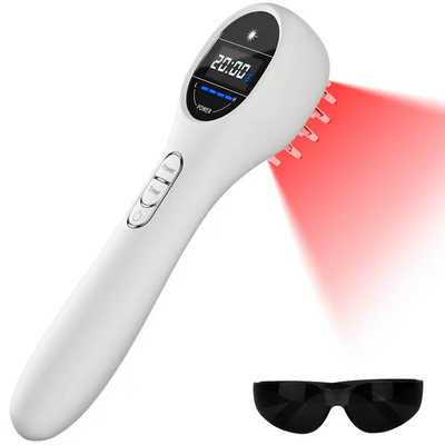 Купить Гребень Regrowth волос терапией красного света около ультракрасного Massager скальпа роста волос онлайн изготовление