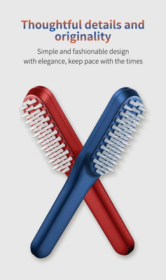 Массаж скальпа гребня Massager вибрации EMS гребня выпадения волос электрической терапией анти-