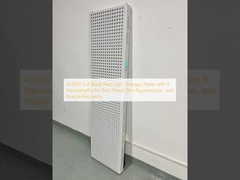 Панель для светотерапии красным светом для всего тела 4500 Вт с 9 длинами волн для облегчения боли, омоложения кожи и восстановления мышц